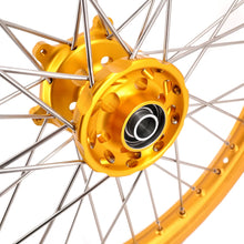 Load image into Gallery viewer, KKE 21 &amp; 19 GLM Gold Wheels for SUZUKI RM125 RM250 1996-2000
