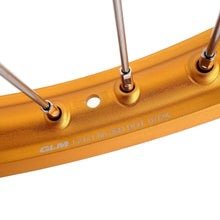 Load image into Gallery viewer, KKE 21 &amp; 19 GLM Gold Wheels for SUZUKI RM125 RM250 1996-2000

