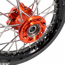 Load image into Gallery viewer, KKE 12/10 Small Kid's Wheels For KTM SX50 2024-2025 Mini Dirtbikes Orange Hub
