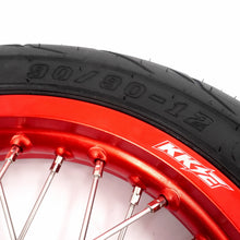 Load image into Gallery viewer, KKE 1.85*12’‘ &amp; 2.15*12’‘ E-Bike Mini Wheels Kit with Tires Fit For Rawrr Mantis X 2024-2025 Red Rims
