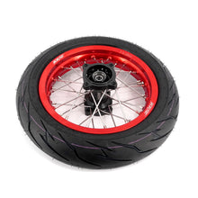 Load image into Gallery viewer, KKE 1.85*12’‘ &amp; 2.15*12’‘ E-Bike Mini Wheels Kit with Tires Fit For Rawrr Mantis X 2024-2025 Red Rims
