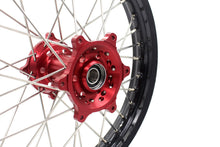 Load image into Gallery viewer, KKE 21 &amp; 18 Enduro Wheels Rims for Husqvarna TE TC FE FC SMR TXC  2000-2013 Red Hubs

