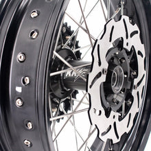 Load image into Gallery viewer, KKE 17 Inch Supermoto Rims for Honda CRF250R 04-13 CRF450R 02-12 Black
