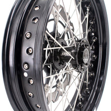 Load image into Gallery viewer, KKE 17 Inch Supermoto Rims for Honda CRF250R 04-13 CRF450R 02-12 Black

