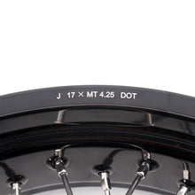 Load image into Gallery viewer, KKE 17 Inch Supermoto Rims for Honda CRF250R 04-13 CRF450R 02-12 Black

