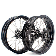Load image into Gallery viewer, KKE 17 Inch Supermoto Rims for Honda CRF250R 04-13 CRF450R 02-12 Black
