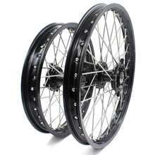 Load image into Gallery viewer, KKE 21 &amp; 19 Wheels for HUSQVARNA TE TC FE FC SMR TXC 2000-2013 Black
