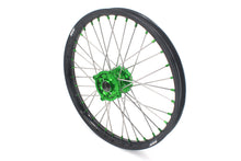 Load image into Gallery viewer, KKE 1.6*21 &amp; 2.15*19 Wheels Rims Fit Kawasaki KX450 2019-2025 KX450X 2021-2025 Green Nipples
