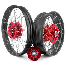 Load image into Gallery viewer, VMX Red Hub &amp; Black Rim Tubeless Wheels Fit Honda XL750 Transalp 2023-2024 21in. &amp; 18in.
