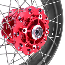 Load image into Gallery viewer, VMX Red Hub &amp; Black Rim Tubeless Wheels Fit Honda XL750 Transalp 2023-2024 21in. &amp; 18in.
