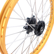 Load image into Gallery viewer, KKE 21 &amp; 19 Dirt Bike Gold Rims for Suzuki RM125 2001-2007 RM250 2008
