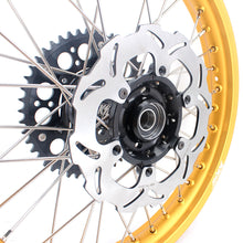 Load image into Gallery viewer, KKE 21 &amp; 19 Dirt Bike Gold Rims for Suzuki RM125 2001-2007 RM250 2008
