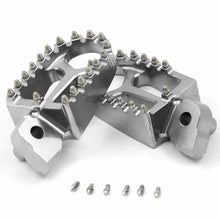Load image into Gallery viewer, KKE BILLET CNC FOOTPEGS FOR YAMAHA YZ85 YZ125 YZ250 YZ426F YZ450F WR250F WR450F BLUE BLACK SILVER OPTIONAL

