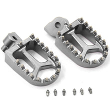 Load image into Gallery viewer, KKE BILLET CNC FOOTPEGS FOR YAMAHA YZ85 YZ125 YZ250 YZ426F YZ450F WR250F WR450F BLUE BLACK SILVER OPTIONAL
