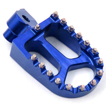 Load image into Gallery viewer, KKE BILLET CNC FOOTPEGS FOR YAMAHA YZ85 YZ125 YZ250 YZ426F YZ450F WR250F WR450F BLUE BLACK SILVER OPTIONAL
