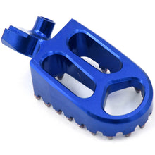 Load image into Gallery viewer, KKE BILLET CNC FOOTPEGS FOR YAMAHA YZ85 YZ125 YZ250 YZ426F YZ450F WR250F WR450F BLUE BLACK SILVER OPTIONAL
