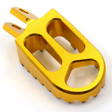 Load image into Gallery viewer, KKE CNC Billet Footpegs for SUZUKI DRZ400 DRZ400E DRZ400S DRZ400SM Gold/Blue/Black

