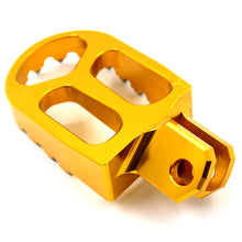 Load image into Gallery viewer, KKE CNC Billet Footpegs for SUZUKI DRZ400 DRZ400E DRZ400S DRZ400SM Gold/Blue/Black
