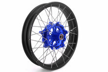 Load image into Gallery viewer, VMX 19" 17" Inch Tubeless Rims for BMW R1200GS R1200GS Adventure 2013-2020 Blue Hub &amp; Black Rim
