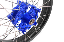 Load image into Gallery viewer, VMX 19" 17" Inch Tubeless Rims for BMW R1200GS R1200GS Adventure 2013-2020 Blue Hub &amp; Black Rim
