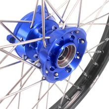 Load image into Gallery viewer, KKE 19" 16" CNC Big Kid's Wheels Rims Fit For Husqvarna TC85 Gas Gas MC85 2021-2024 Blue
