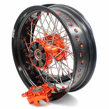 Load image into Gallery viewer, KKE 17Inch CUSH Drive Supermoto Wheels Rims For KTM690 SMC 2007-2011 For KTM690 Enduro R 2008-2022
