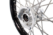 Load image into Gallery viewer, KKE 14 &amp; 12 Small Kid's Wheels Rims Set for KTM 65 SX 2002-2024 Silver&amp;Black
