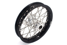 Load image into Gallery viewer, KKE 14 &amp; 12 Small Kid's Wheels Rims Set for KTM 65 SX 2002-2024 Silver&amp;Black
