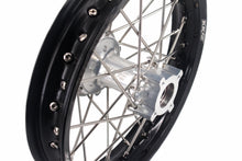 Load image into Gallery viewer, KKE 14 &amp; 12 Small Kid's Wheels Rims Set for KTM 65 SX 2002-2024 Silver&amp;Black
