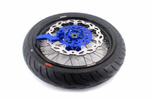 Load image into Gallery viewer, KKE 3.5/4.25*17inch Cush Drive Rims Tires For YAMAHA WR250F 2001-2019 WR450F 2003-2018 Blue Hub
