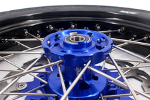 Load image into Gallery viewer, KKE 3.5/4.25*17inch Cush Drive Rims Tires For YAMAHA WR250F 2001-2019 WR450F 2003-2018 Blue Hub
