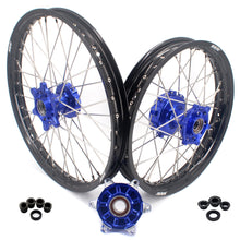 Load image into Gallery viewer, KKE 21/18 Enduro CUSH Drive Spoke Wheels For KTM EXC EXC-F EXC-W 125-530CC 2003-2024 Blue Hub
