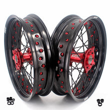 Load image into Gallery viewer, KKE 17inch Supermoto Wheels For Honda CRF250R 2014-2025 CRF450R 2013-2024 CRF450X 2019-2025
