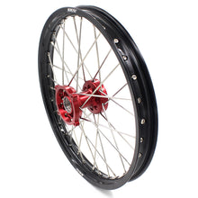 Load image into Gallery viewer, KKE 17 &amp; 14 Kids Wheels for Honda CR80R CR80RB 1993-2002 CR85R CR85RB 2003-2008 Red Hub

