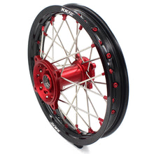 Load image into Gallery viewer, KKE 17 &amp; 14 Kids Wheels Rims For HONDA CRF150R CRF150RB 2007-2025 Red Alloy Nipple
