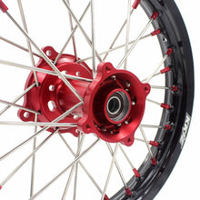 Load image into Gallery viewer, KKE 17 &amp; 14 Kids Wheels Rims For HONDA CRF150R CRF150RB 2007-2025 Red Alloy Nipple
