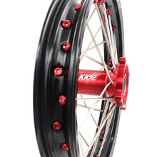 Load image into Gallery viewer, KKE 17 &amp; 14 Kids Wheels Rims For HONDA CRF150R CRF150RB 2007-2025 Red Alloy Nipple
