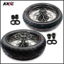 Load image into Gallery viewer, KKE 3.5/4.25*17in. Supmermoto Wheels Set For SUZUKI DRZ400SM 2005-2024 CST Tires
