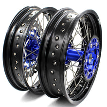 Load image into Gallery viewer, KKE 3.5 &amp; 4.25 Wheels for Yamaha WR250F 2001 WR450F 2003-2018 Blue

