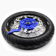 Load image into Gallery viewer, KKE 3.5/4.25*17inch Wheels Tires For 2003-2025 KTM SX SX-F XC EXC EXC-F Husqvarna Husaberg Blue &amp; Black

