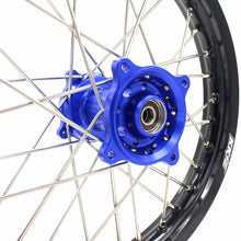 Load image into Gallery viewer, KKE 19 &amp; 16 Kids Wheels fit for Suzuki RM85 RM80 Yamaha YZ80 YZ85 Blue Hub
