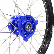 Load image into Gallery viewer, KKE 19 &amp; 16 Kids Wheels fit for Suzuki RM85 RM80 Yamaha YZ80 YZ85 Blue Hub
