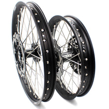 Load image into Gallery viewer, KKE 21/18 Enduro Dirtbike Wheel Rim For SUZUKI DRZ400 DRZ400S DRZ400E Black Hub &amp; Rim
