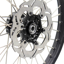 Load image into Gallery viewer, KKE 21/18 Enduro Dirtbike Wheel Rim For SUZUKI DRZ400 DRZ400S DRZ400E Black Hub &amp; Rim
