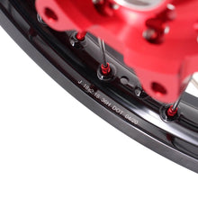 Load image into Gallery viewer, KKE 21" 18" OEM Size Motorcycle Alloy Wheels Rims Compatible with HONDA XR650L 1993-2024 Red Nipples
