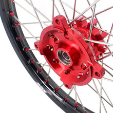 Load image into Gallery viewer, KKE 21" 18" OEM Size Motorcycle Alloy Wheels Rims Compatible with HONDA XR650L 1993-2024 Red Nipples

