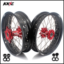 Load image into Gallery viewer, KKE 3.5 &amp; 4.25*17inch Supermoto Wheels Rims for GAS GAS Enduro Bikes 2018-2020
