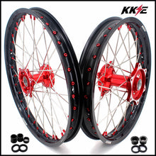 Load image into Gallery viewer, KKE 21" 18" or 21" 19" Cast Hub Billet Rims For HONDA CRF250R 2004-2013 CRF450R CR125R CR250R 2002-2013
