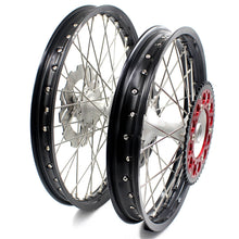Load image into Gallery viewer, KKE 21" 19" MX Casting Alloy Wheels For HONDA CRF250R CRF450R CR125R CR250R 2002-2013 Silver&amp;Black
