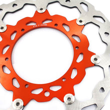 Load image into Gallery viewer, KKE Orange/Blue Oversize 320MM Brake Disc For KTM 125CC-640CC 1998-2022
